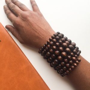 AMA Wood Coil Bracelet